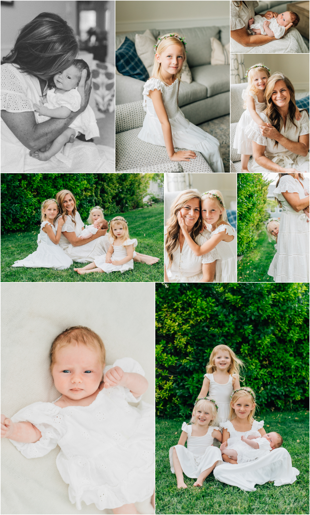 Grandma and Grandkids Photoshoot - In Home SLC Utah Photography