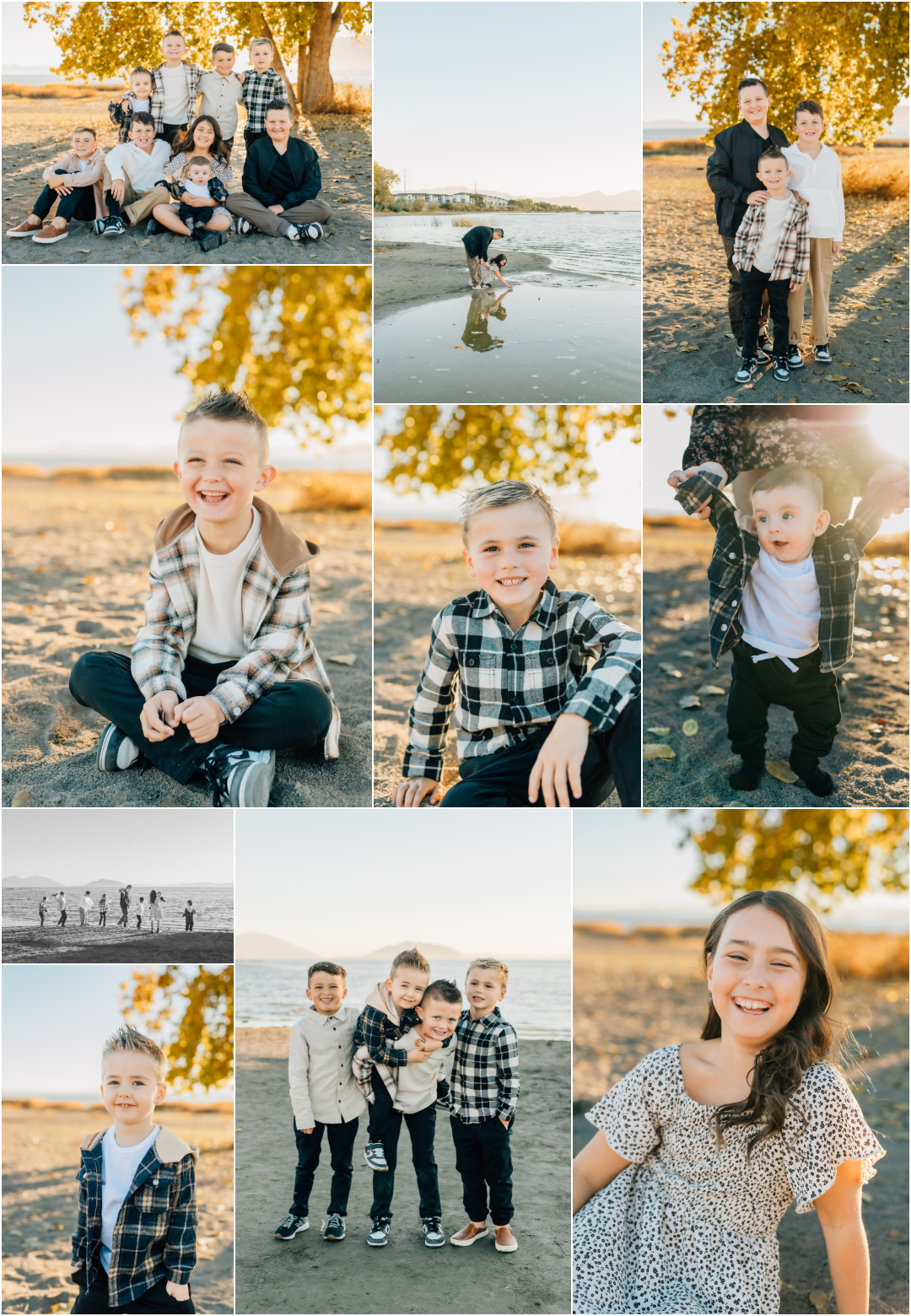 Grandkids Portraits in Vineyard Utah - Cousins Photography Utah County