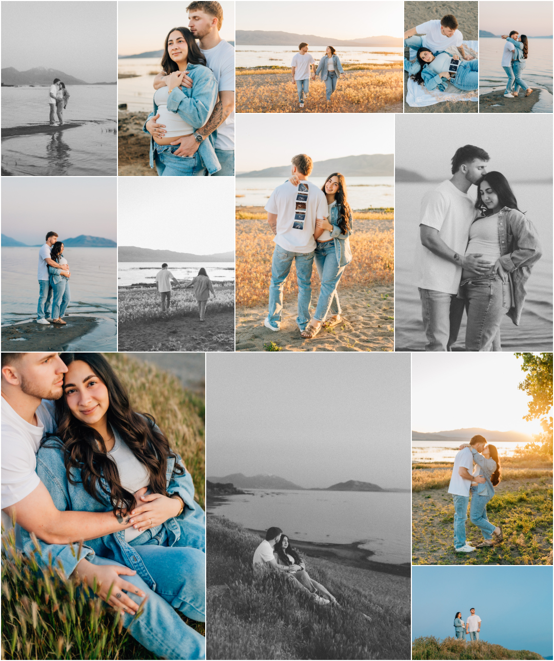 Vineyard Beach Photography - Maternity Annoucement Photos