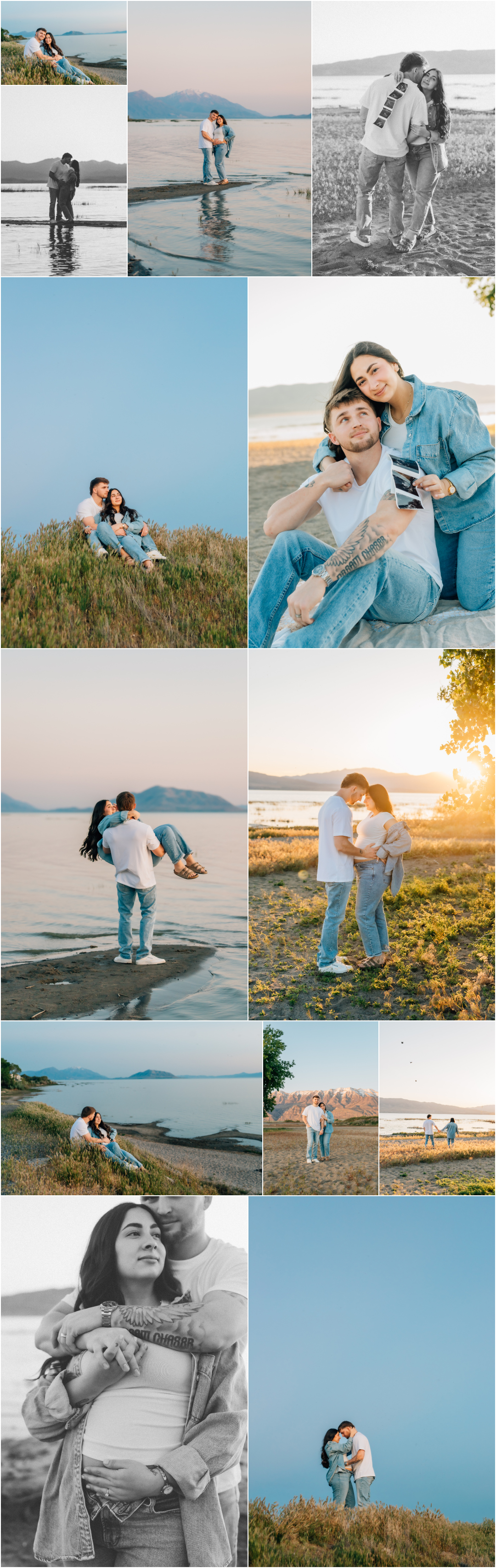 Vineyard Beach Photography - Maternity Annoucement Photos
